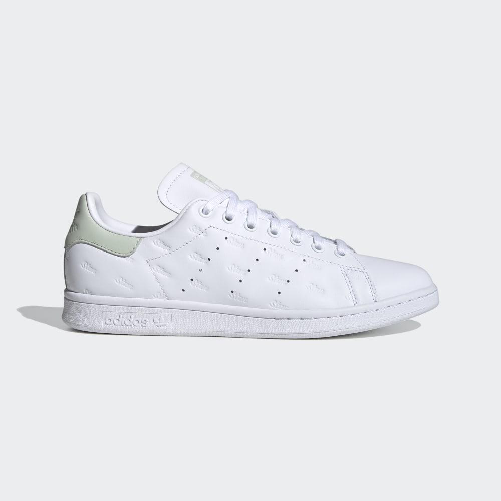 Adidas Men's Stan Smith Originals Shoes White/Green Ireland EF5009